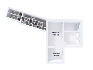 Pronájem obchodního prostoru, Šumperk, Hlavní třída, 192 m2