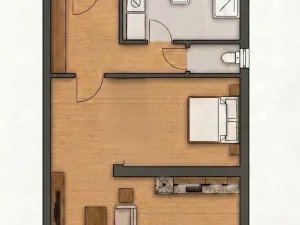 Prodej bytu 2+kk, Lipno nad Vltavou, 51 m2