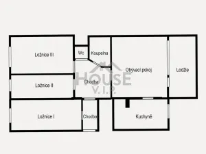 Prodej bytu 4+1, Praha - Modřany, Rakovského, 90 m2
