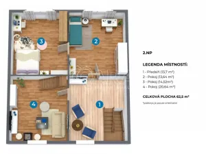 Prodej rodinného domu, Vysoká nad Kysucou, 140 m2