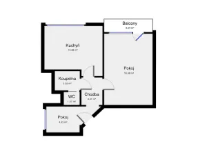 Pronájem bytu 2+1, Praha - Záběhlice, Jabloňová, 38 m2