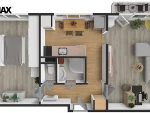Pronájem bytu 2+1, Praha - Letňany, Vítkovická, 52 m2