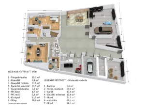 Prodej rodinného domu, Cetkovice, Velká Strana, 464 m2