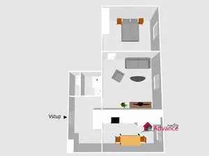 Prodej bytu 2+1, Ostrava, Porubská, 60 m2