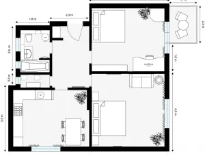 Prodej bytu 2+1, Říčany - Radošovice, nám. Československé armády, 85 m2
