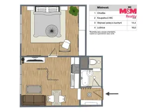 Prodej bytu 1+1, Karlovy Vary, Chomutovská, 35 m2