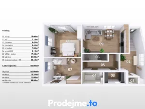Prodej rodinného domu, Řásná, 100 m2