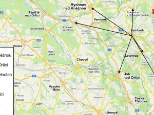 Pronájem kanceláře, Žamberk, Čs. armády, 244 m2