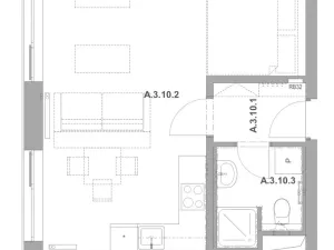 Pronájem bytu 1+kk, Plzeň, Pilařská, 31 m2