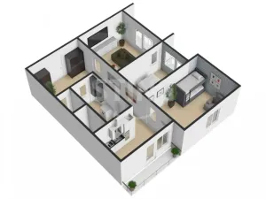 Prodej bytu 3+1, Přerov, Budovatelů, 64 m2