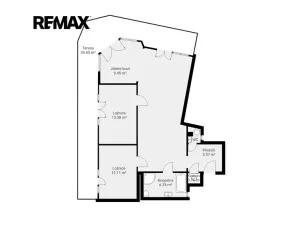 Pronájem bytu 3+kk, Praha - Podolí, U Kublova, 88 m2