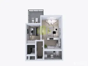 Pronájem bytu 2+kk, Olomouc, Janského, 59 m2