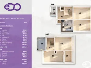 Prodej rodinného domu, Mladá Boleslav, Alešova, 120 m2