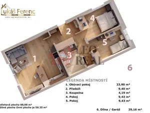 Prodej rodinného domu, Nymburk, Všechlapská, 56 m2