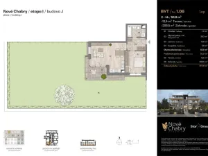Prodej bytu 2+kk, Praha - Dolní Chabry, Krbická, 53 m2