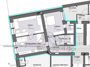 Pronájem bytu 2+1, České Budějovice, 65 m2