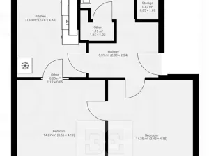 Pronájem bytu 2+1, Karlovy Vary, Šumavská, 50 m2
