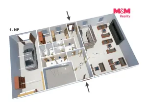 Prodej rodinného domu, Skršín - Dobrčice, 690 m2