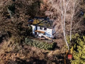 Prodej chaty, Týn nad Vltavou - Hněvkovice na levém břehu Vltavy, 80 m2