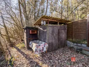 Prodej chaty, Týn nad Vltavou - Hněvkovice na levém břehu Vltavy, 80 m2
