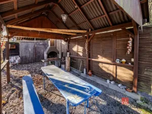 Prodej chaty, Týn nad Vltavou - Hněvkovice na levém břehu Vltavy, 80 m2