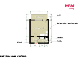 Prodej bytu 1+kk, Plzeň - Bolevec, Tachovská, 20 m2
