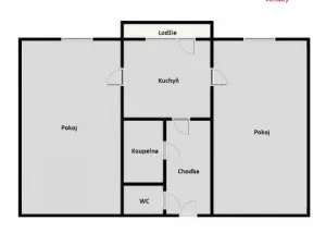 Prodej bytu 2+1, Chomutov, Holešická, 62 m2