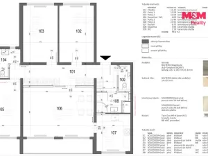 Prodej bytu 4+1, Praha - Černý Most, Bojčenkova, 104 m2
