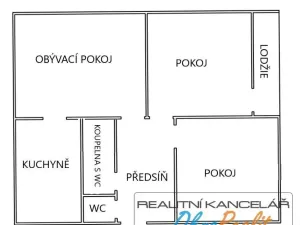 Prodej bytu 3+1, Rosice, Kaštanová, 78 m2