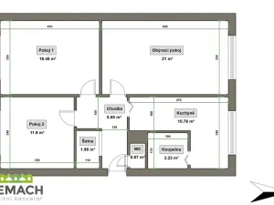 Prodej bytu 3+1, Uherské Hradiště, náměstí Republiky, 74 m2