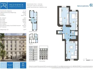 Prodej bytu 3+kk, Praha - Vinohrady, Přemyslovská, 80 m2
