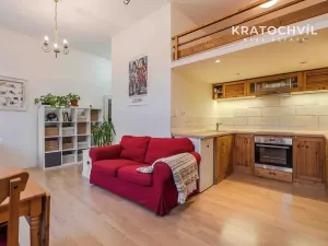 Pronájem bytu 1+kk, Praha - Bubeneč, Korunovační, 32 m2