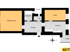 Prodej bytu 2+1, Brno, Výstavní, 62 m2