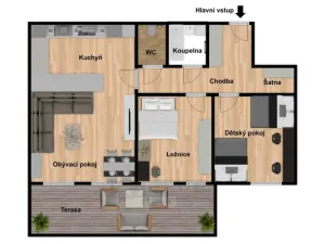 Prodej bytu 3+kk, Včelná, Pod Tratí, 136 m2