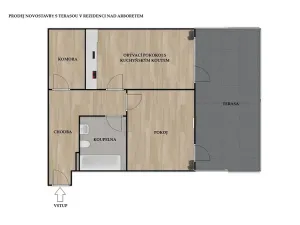 Prodej bytu 2+kk, Brno, třída Generála Píky, 84 m2