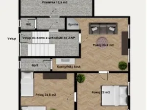 Prodej rodinného domu, Městec Králové, Tyršova, 100 m2