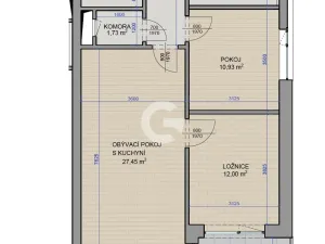 Prodej bytu 3+kk, Zlín, Křiby, 77 m2