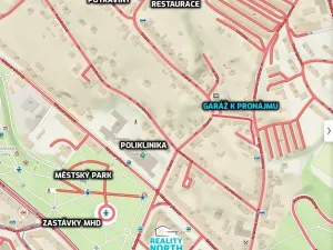 Pronájem garáže, Ústí nad Labem, V Pískovně, 17 m2