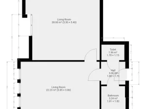 Pronájem bytu 2+kk, Praha - Nusle, Jaromírova, 58 m2
