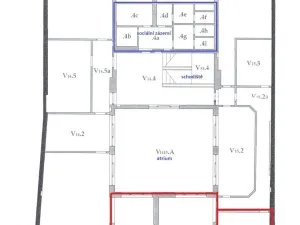 Pronájem kanceláře, Hradec Králové, Malé náměstí, 57 m2