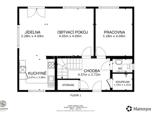 Prodej rodinného domu, Komárov, Sokolská, 132 m2