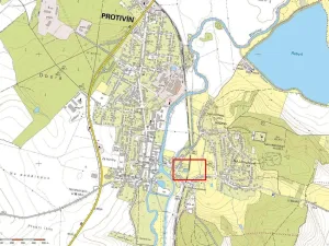 Prodej zahrady, Protivín, Žižkova, 1355 m2