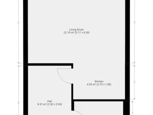 Pronájem bytu 1+kk, Praha - Vysočany, Na Harfě, 43 m2