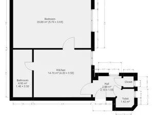 Pronájem bytu 2+kk, Praha - Vysočany, U vysočanského pivovaru, 45 m2