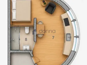 Pronájem bytu 1+kk, Praha, Kobylákova, 30 m2