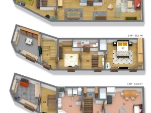 Prodej apartmánu, Všechlapy, 200 m2
