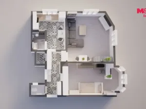 Prodej bytu 2+1, Děčín - Děčín I-Děčín, Nerudova, 57 m2