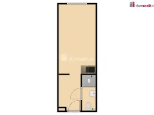 Prodej bytu 1+kk, Praha - Chodov, Čenětická, 23 m2