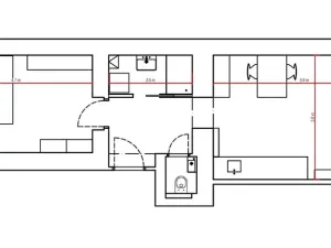 Prodej bytu 2+kk, Praha - Žižkov, Víta Nejedlého, 46 m2