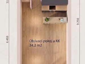 Pronájem bytu 1+kk, Slaný, Lázeňská, 37 m2